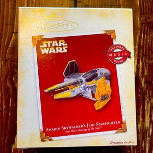 Star Wars 2005 Keepsake Anakin Skywalker Jedi Starfighter Ornament/New